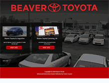 Tablet Screenshot of beavertoyota.com